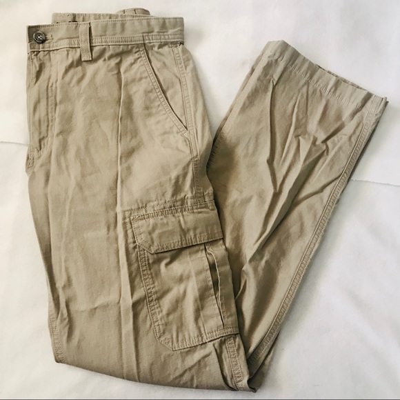 MENS Tan Cargo Pants - Picture 1 of 5